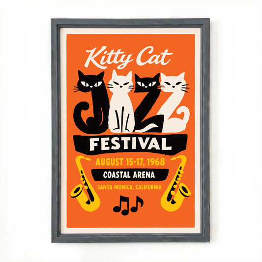 Kitty Cat Jazz Festival Poster
