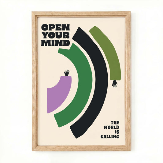 Open Your Mind Poster For Office