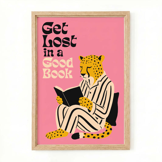 Good Book Reading Print