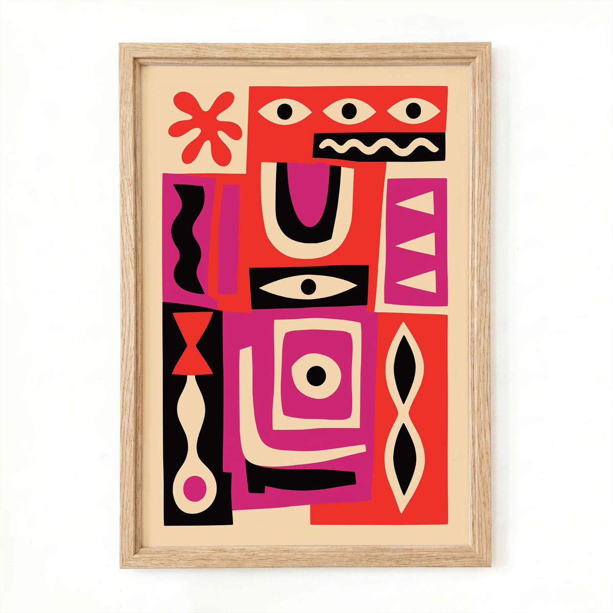 Geometric Living Room Wall Art