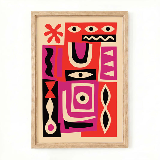 Geometric Living Room Wall Art
