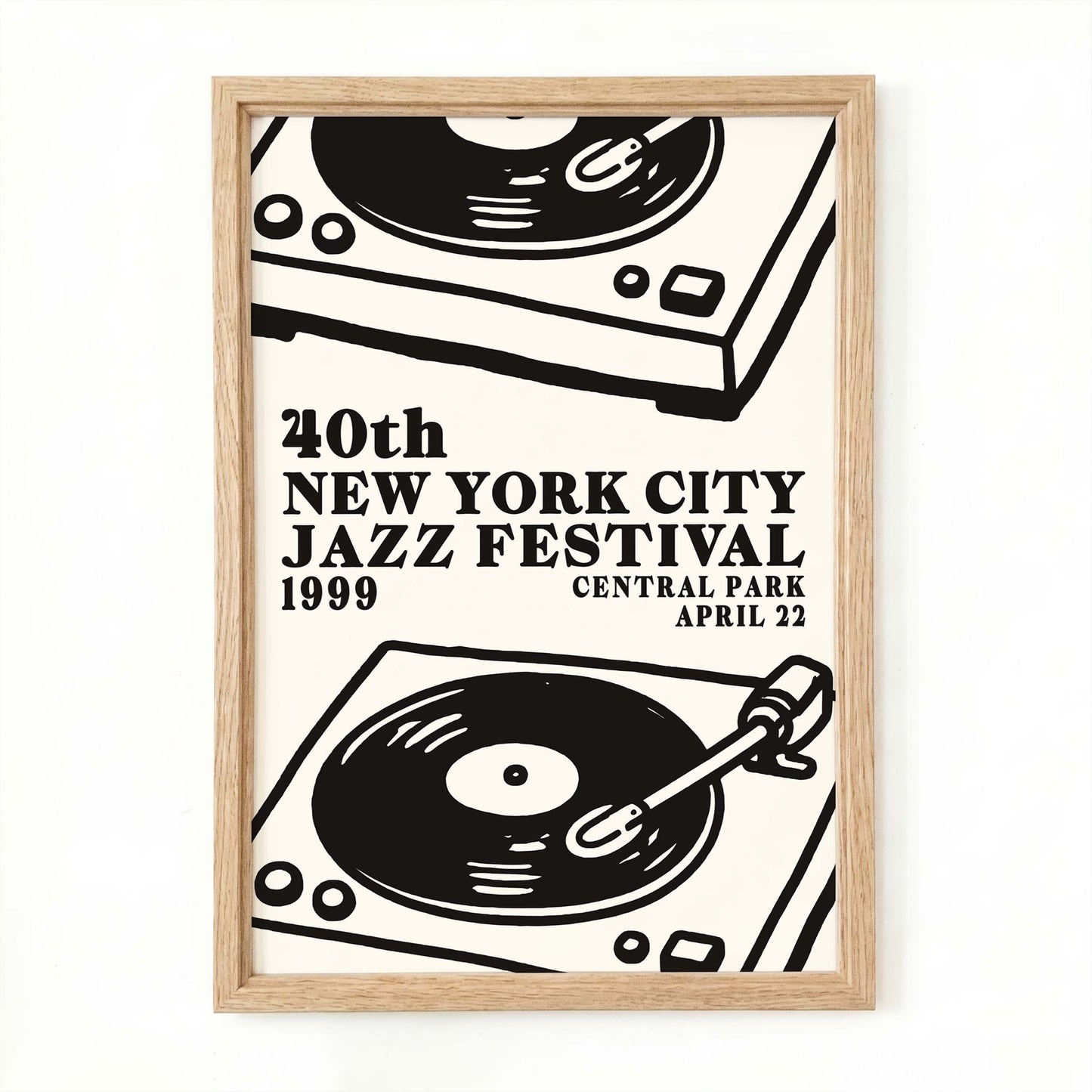 New York Jazz Festival Print