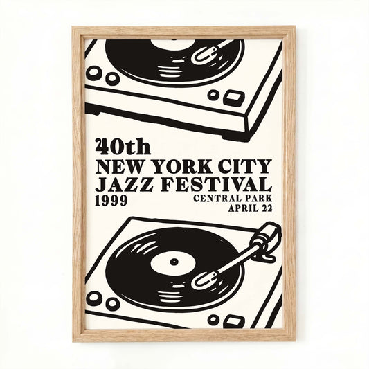 New York Jazz Festival Print