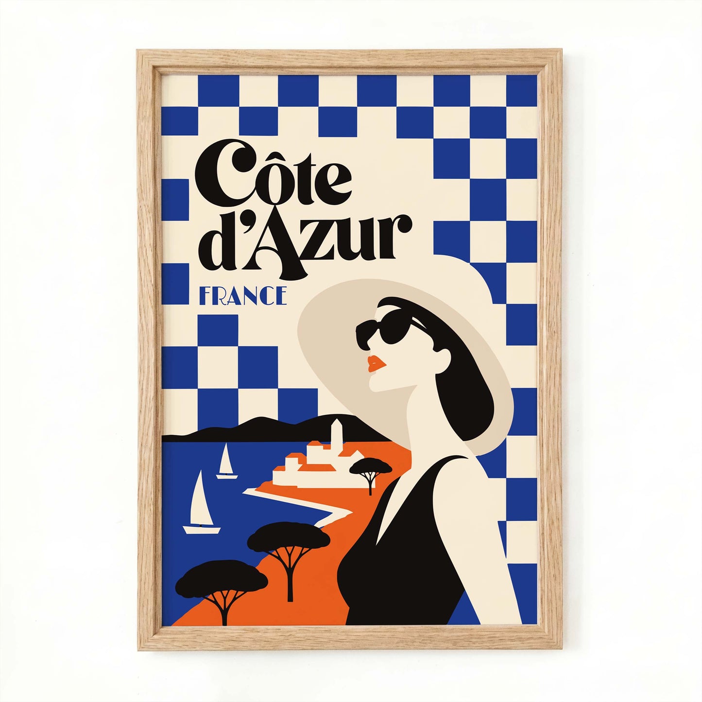 Côte D'Azur Travel Poster