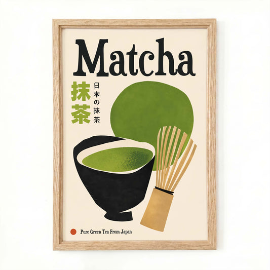 Matcha Poster Wall Art