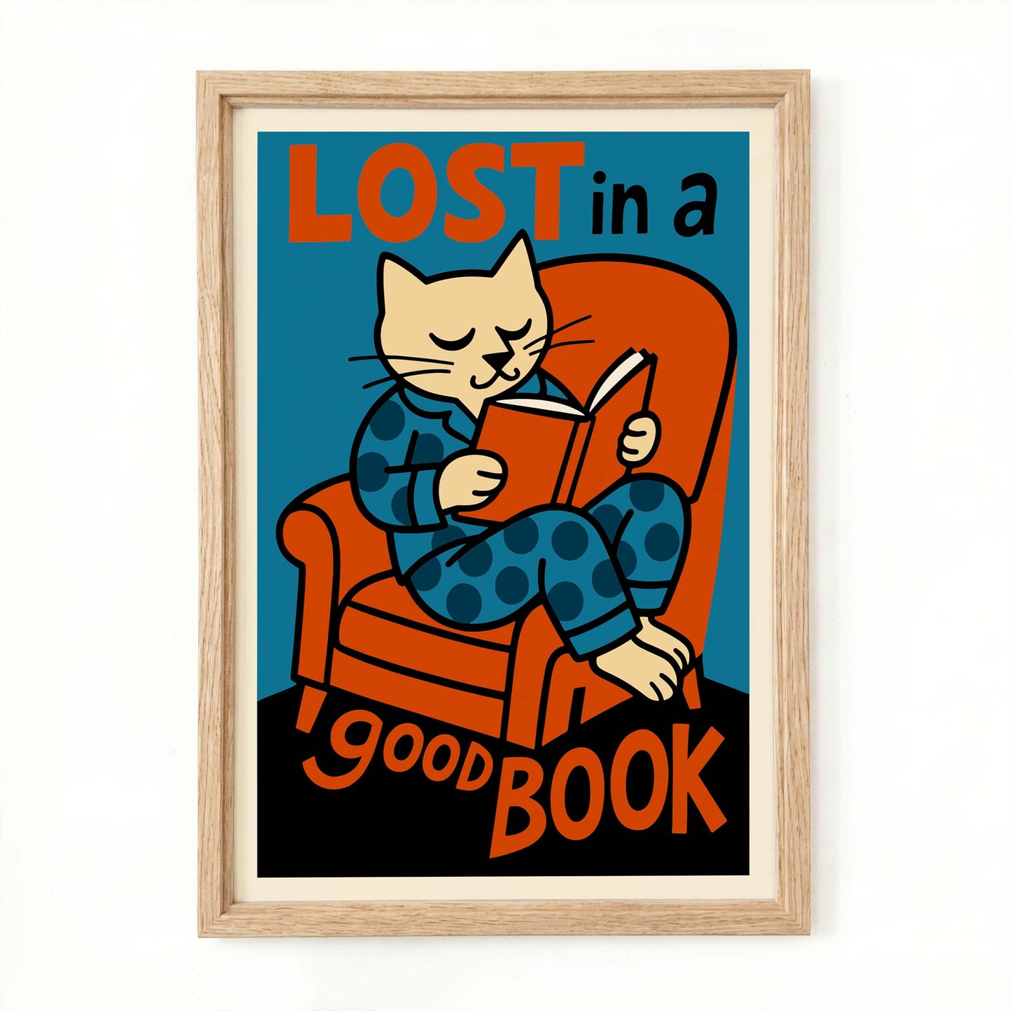 Lost In Good Book Print