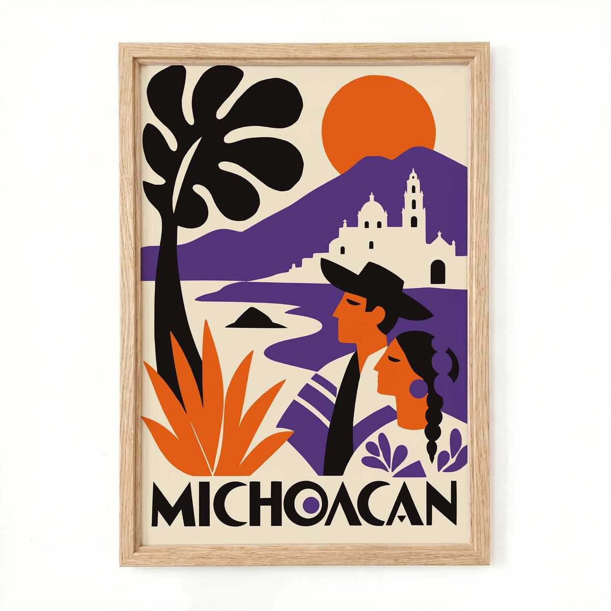 Michoacan Mexico Travel Poster