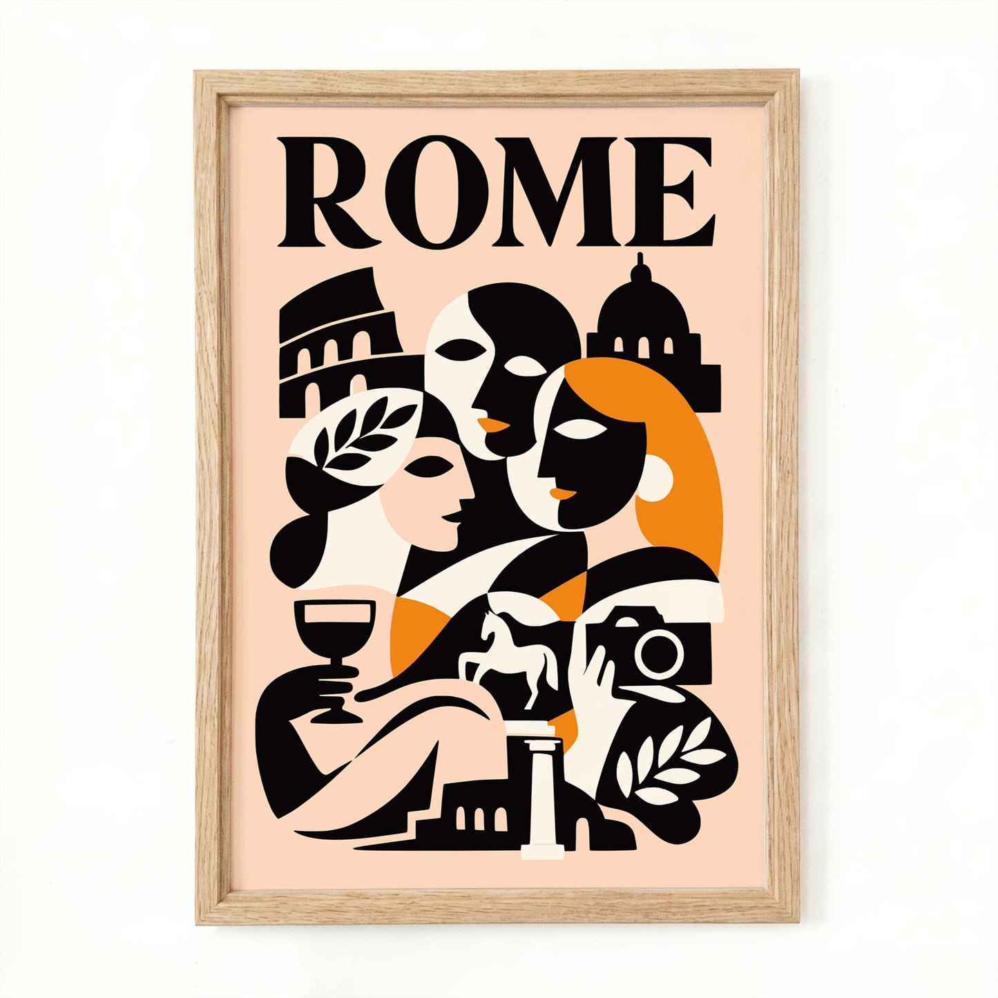 Rome Travel Poster Print