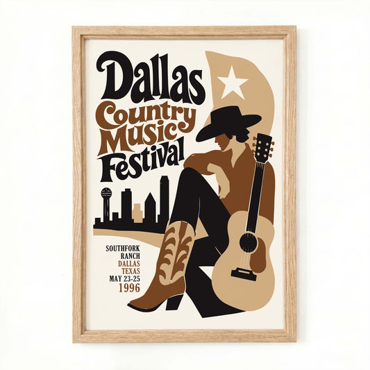Dallas Country Music Festival Poster