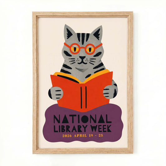 National Library Week Poster Office