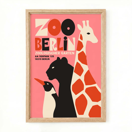 Berlin Zoo Poster Print