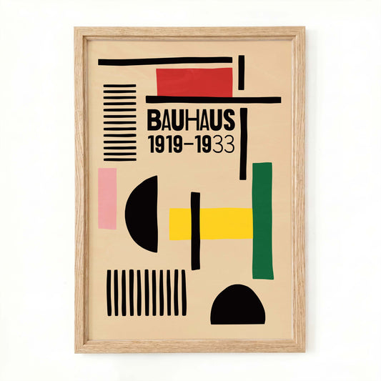 Bauhaus 1919 1933 Poster Print