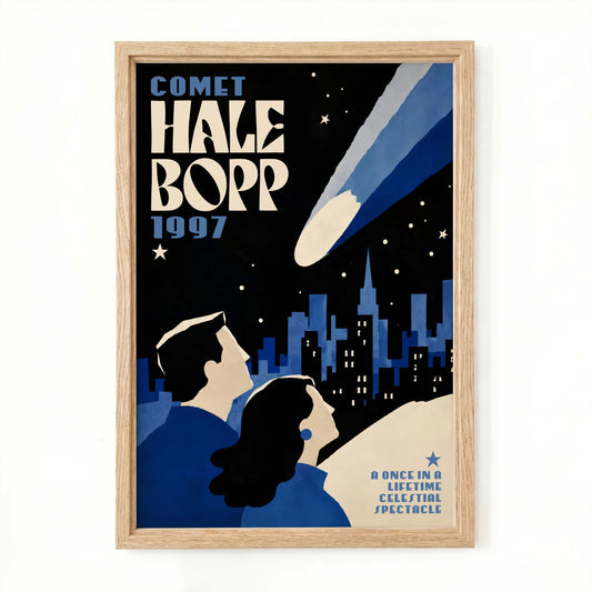 Comet Hale Bopp Office Poster