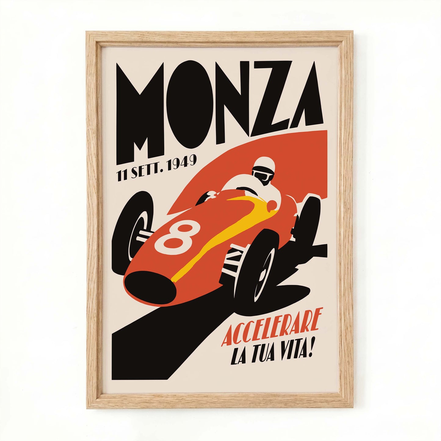 Monza Racing Wall Art Print