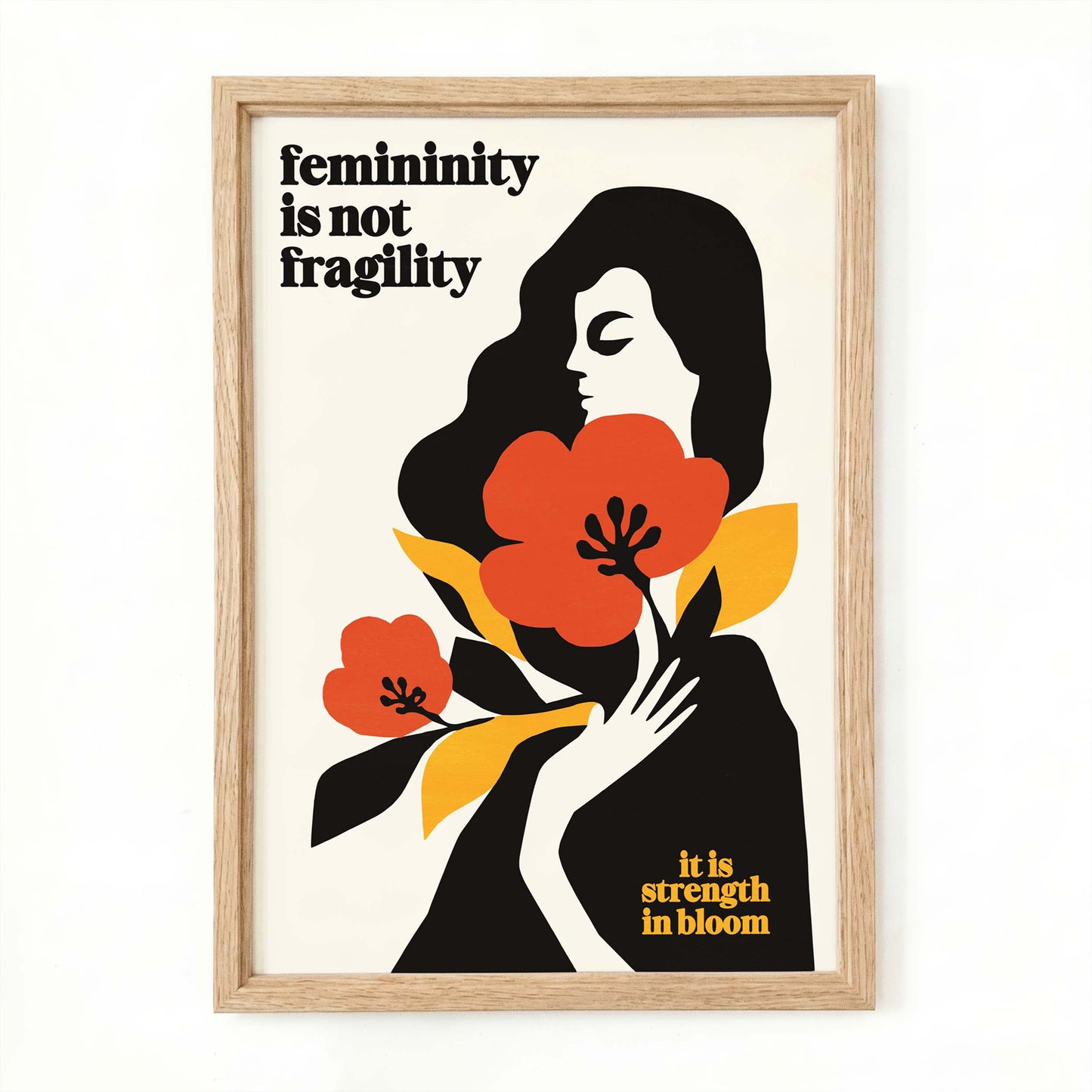 Femininity Strength Wall Art