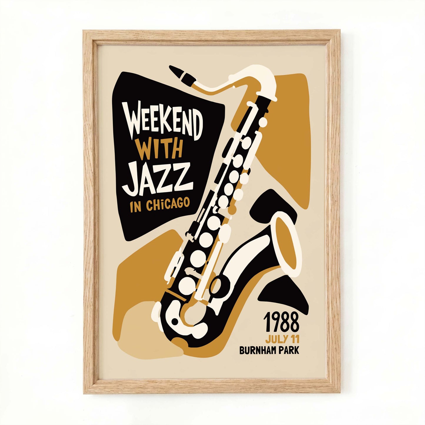 Weekend Jazz Print Living Room Office