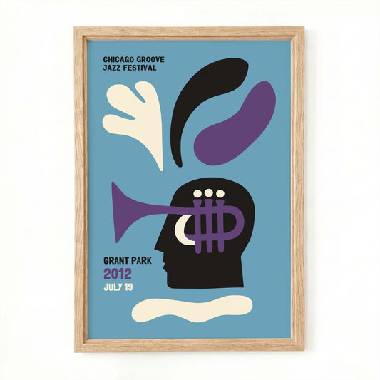 Chicago Groove Jazz Festival Poster