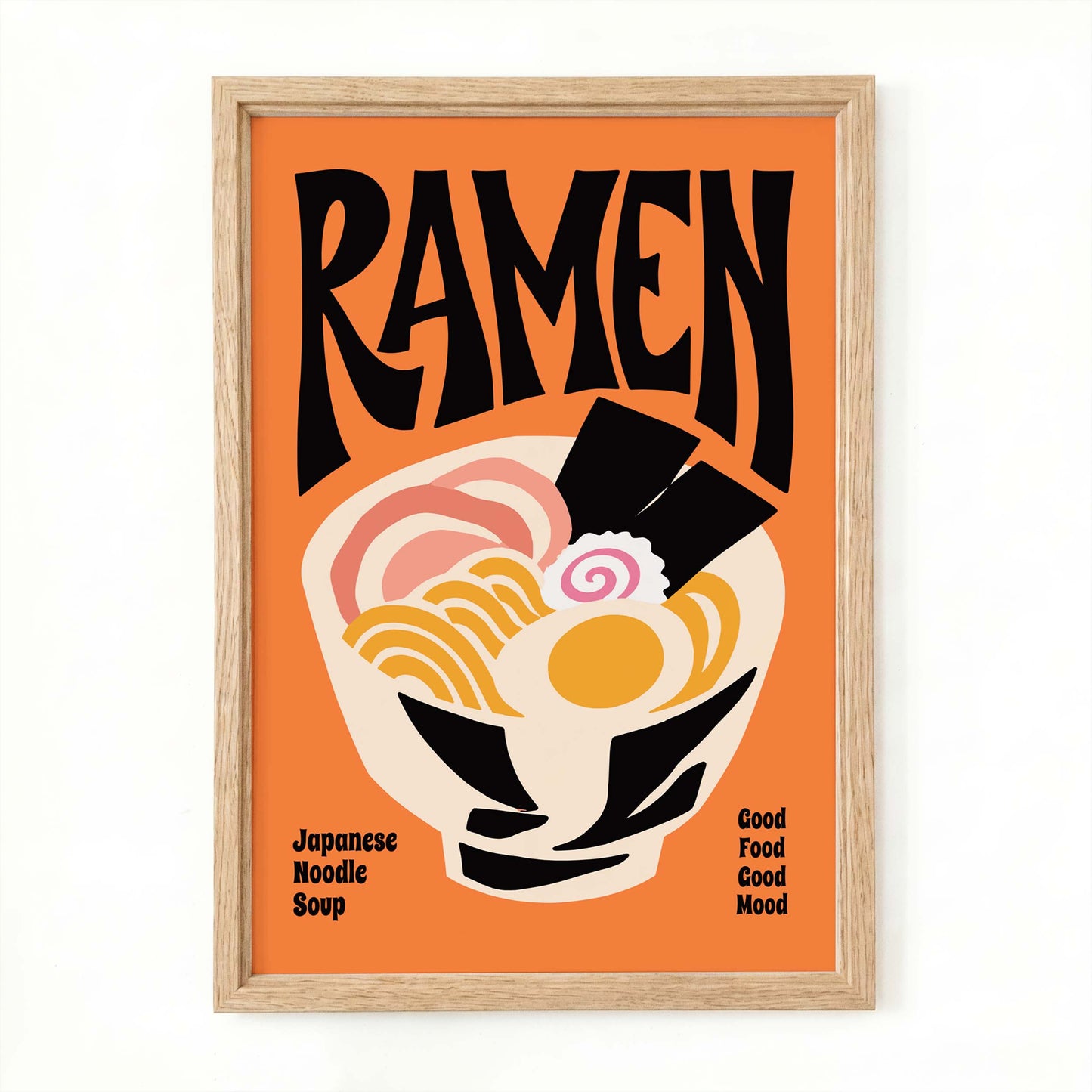 Ramen Poster Japanese Noodle Print