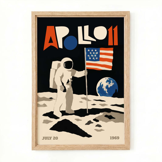 Apollo 11 Living Room Poster