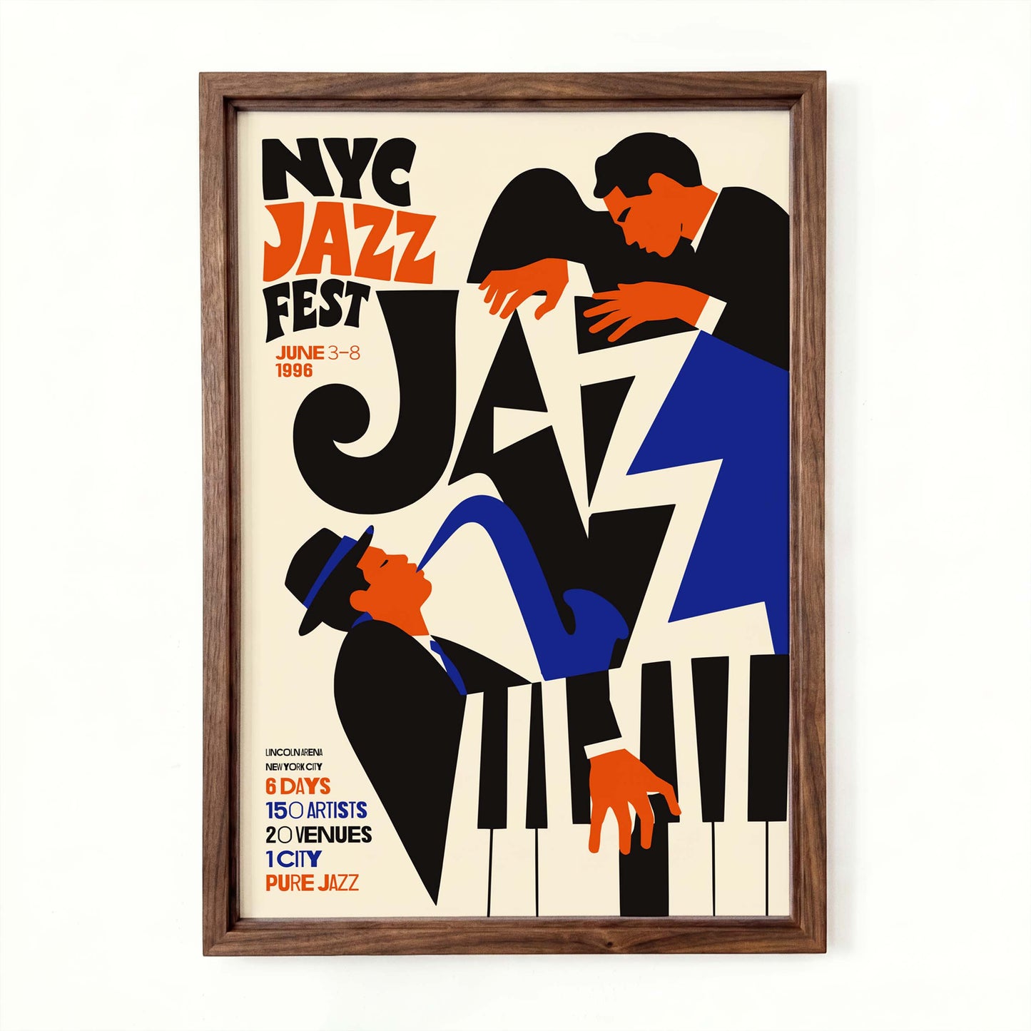 NYC Jazz Fest 1996 Poster