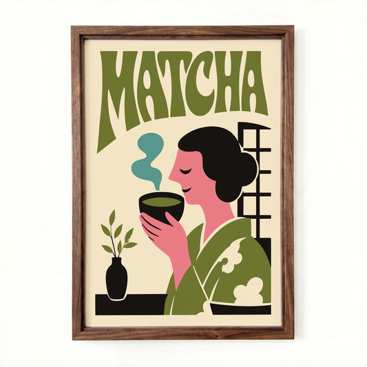 Matcha Tea Wall Art