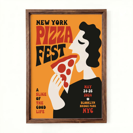 New York Pizza Fest Wall Art