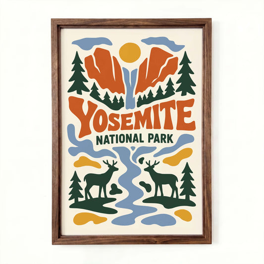 Yosemite National Park Living Room Print