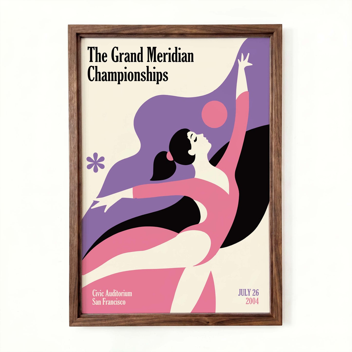 Retro Ballet Poster