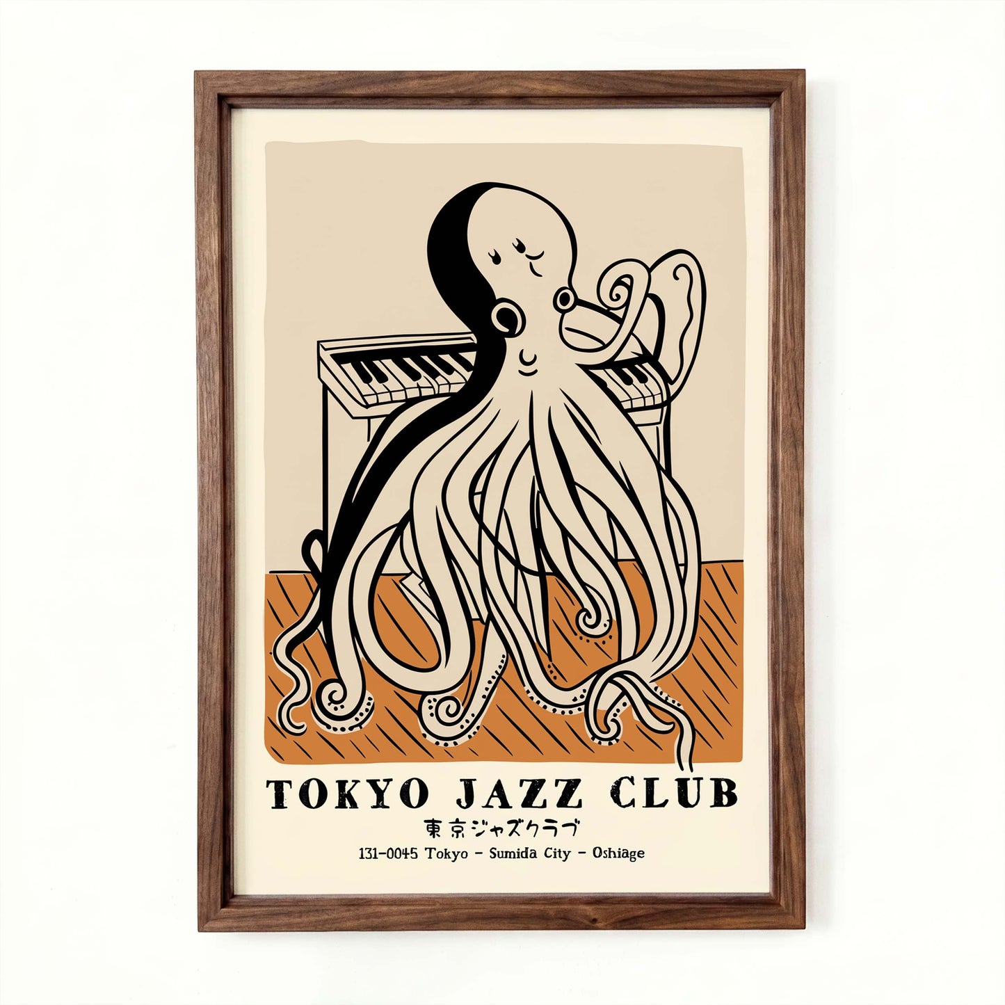 Tokyo Jazz Club Poster Print