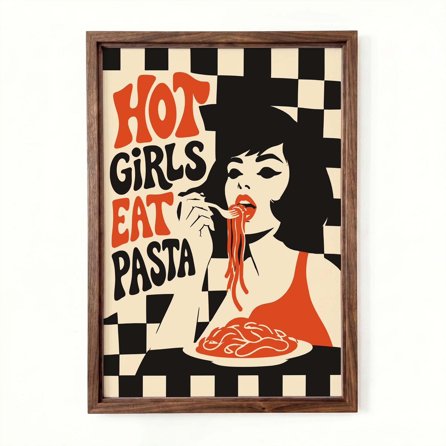 Hot Girls Eat Pasta Poster