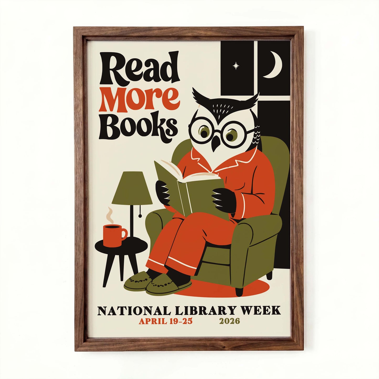 National Library Week Print Library Study