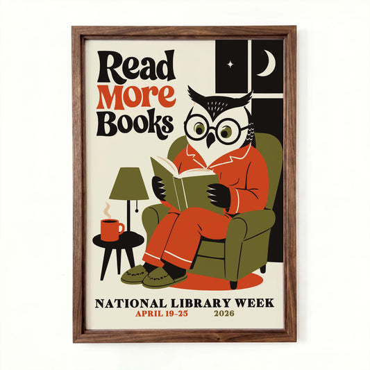National Library Week Print Library Study