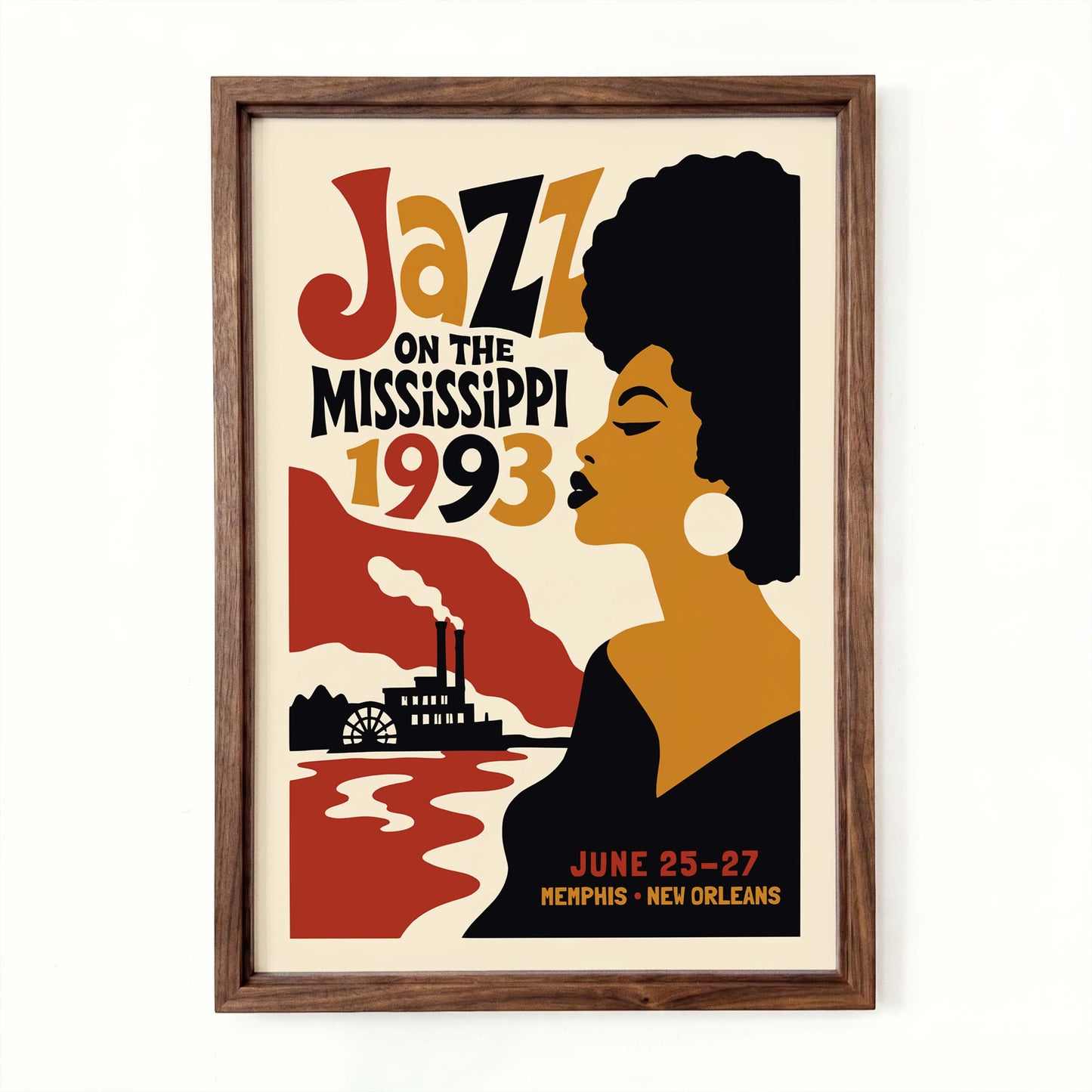 Jazz on the Mississippi Festival Poster