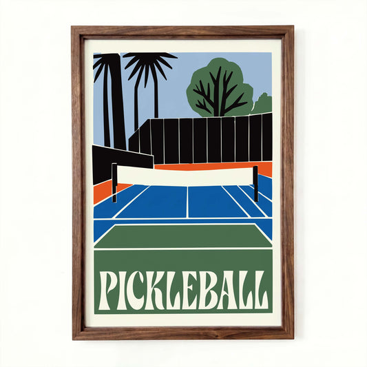 Pickleball Poster Print