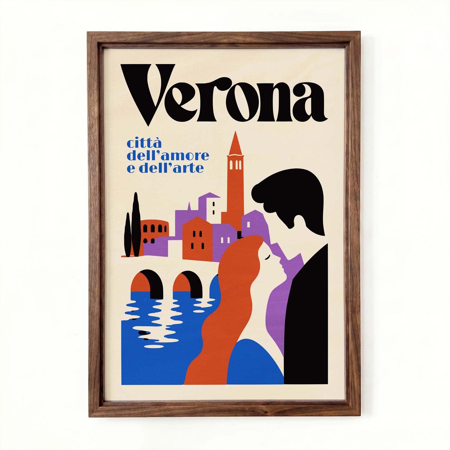 Verona Romantic Travel Poster