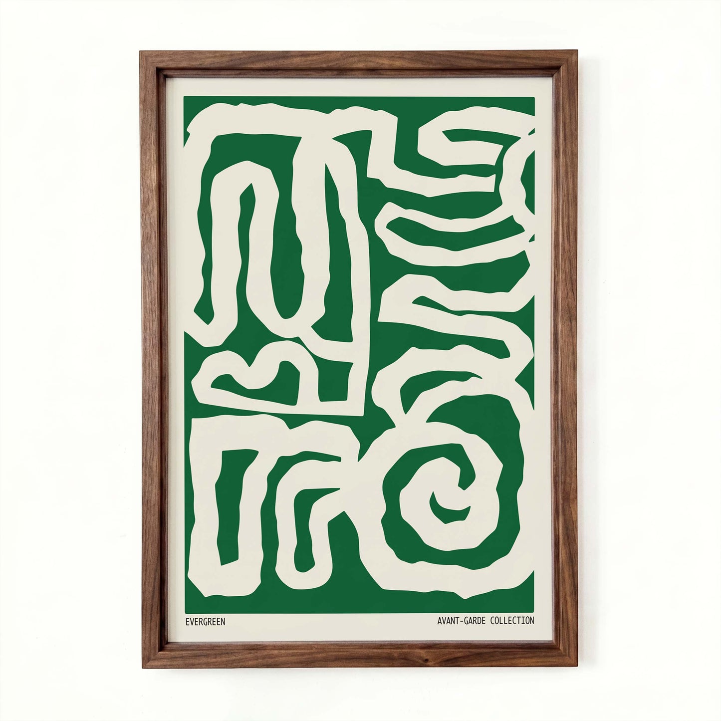 Evergreen Abstract Avant-Garde Art Print