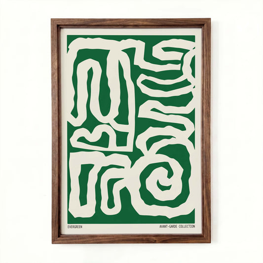 Evergreen Abstract Avant-Garde Art Print