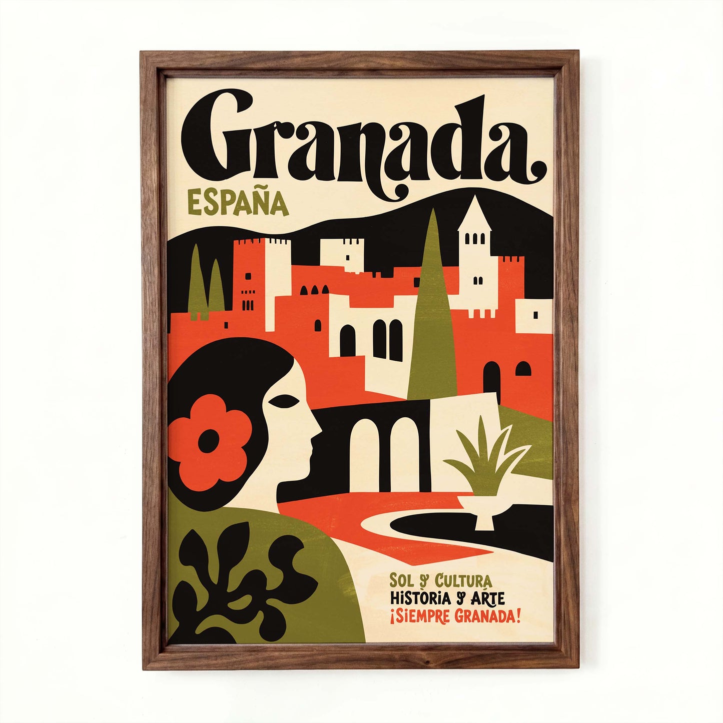 Granada Spain Travel Wall Art