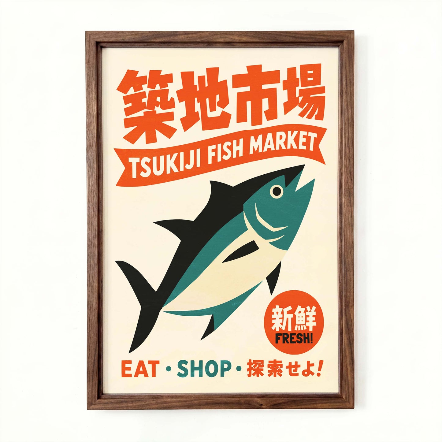 Tsukiji Fish Market Poster