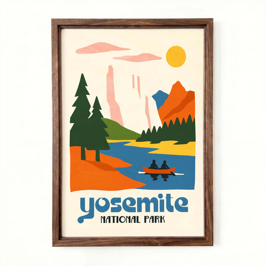 Yosemite National Park Print Living Room