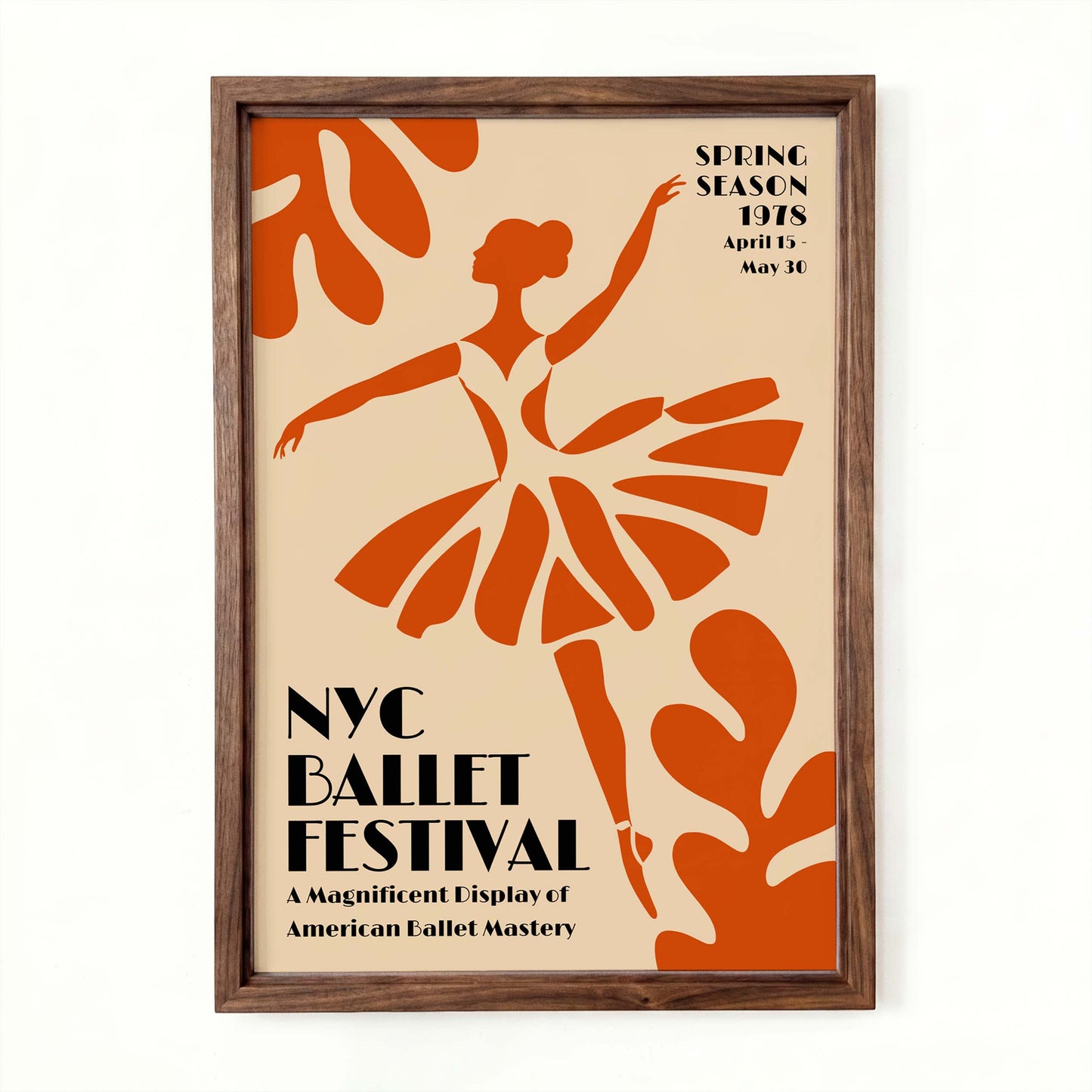 NYC Ballet Festival Poster Print