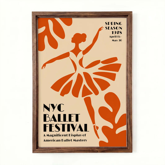 NYC Ballet Festival Poster Print