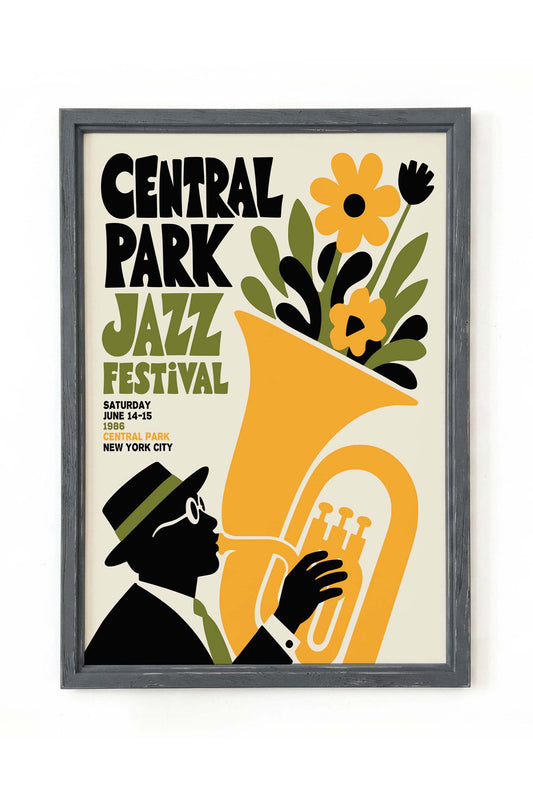 Central Park Jazz Festival Poster