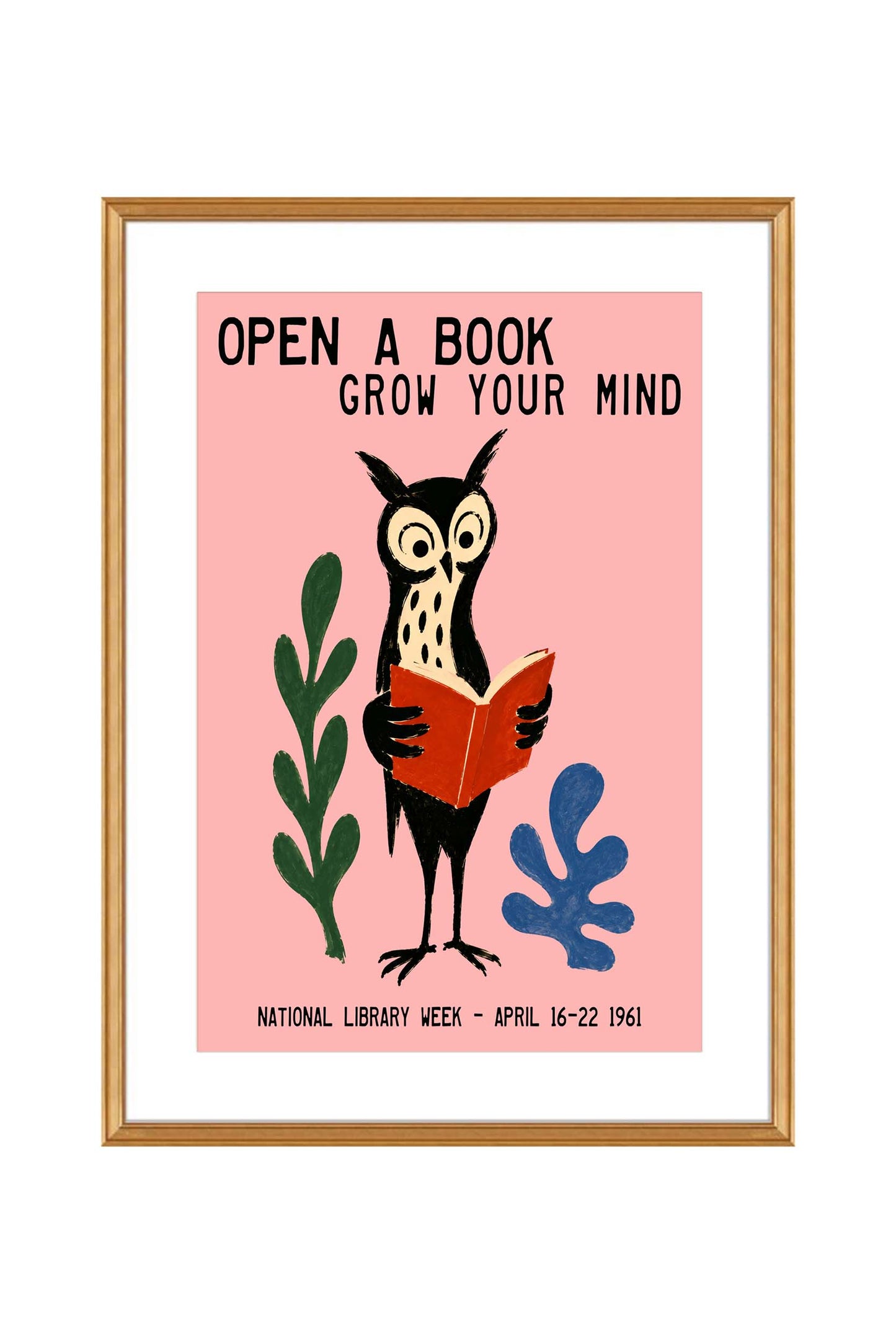 Open A Book Poster