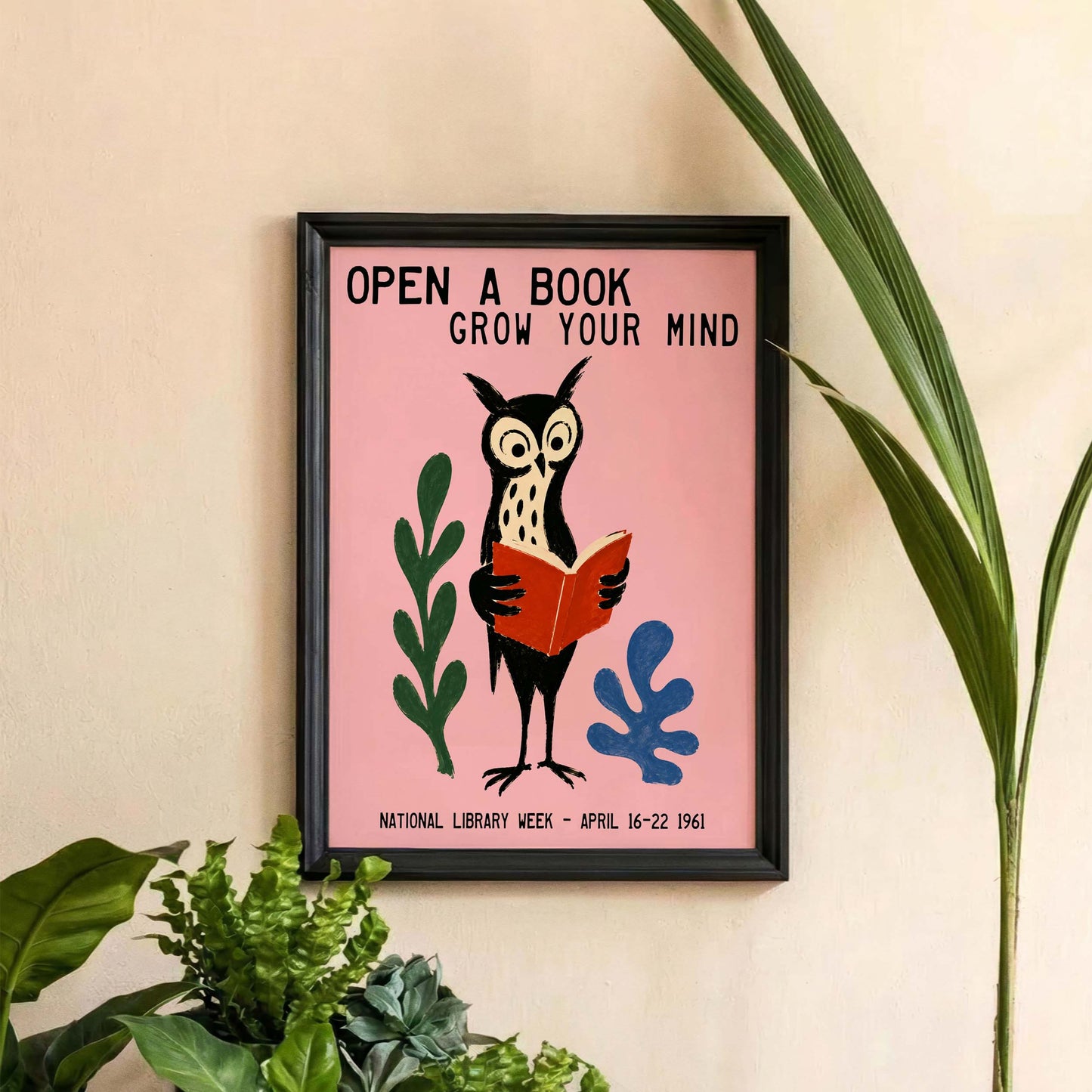 Open A Book Poster
