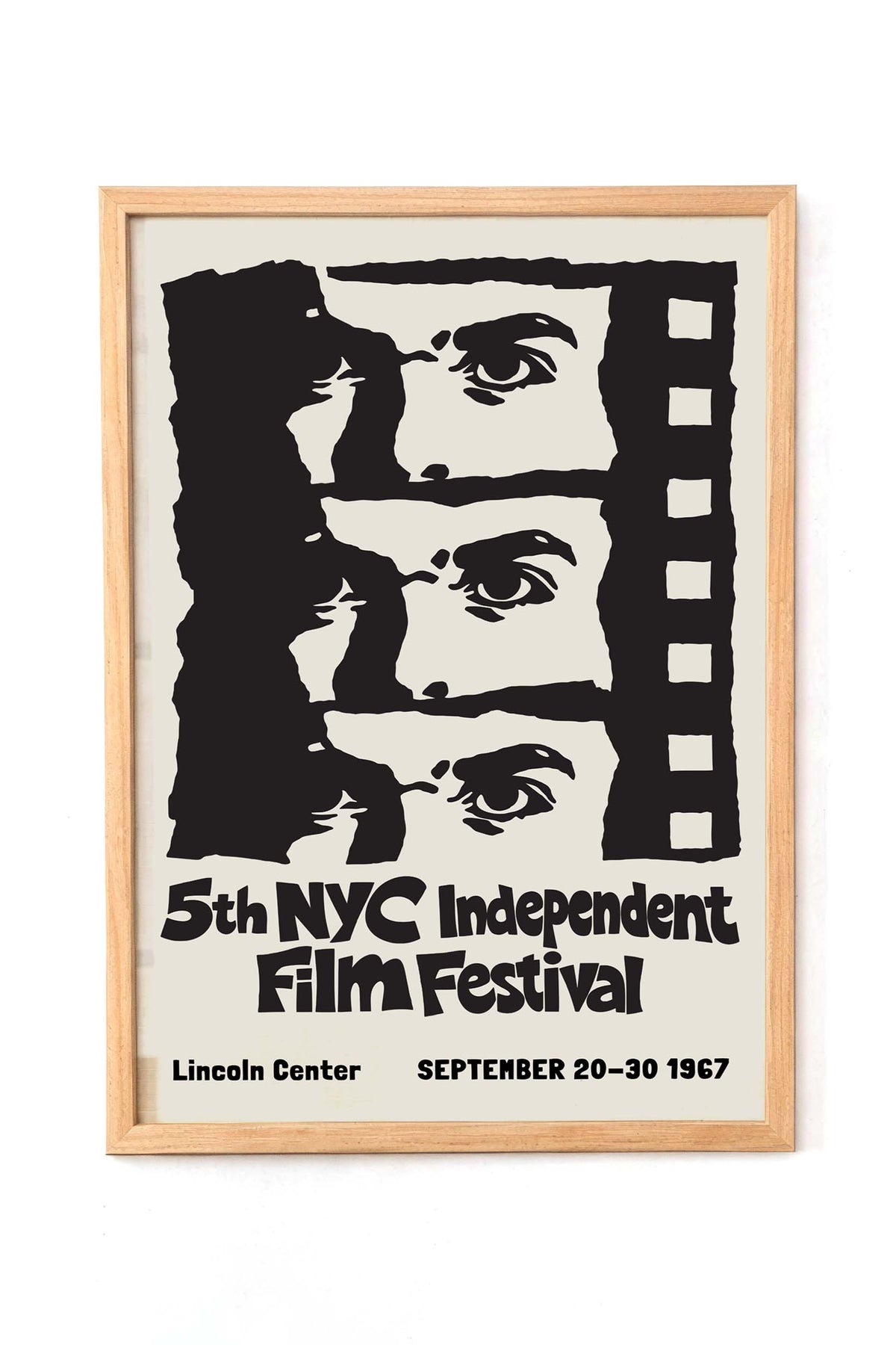 NYC Independent Film Festival Vintage Poster Print
