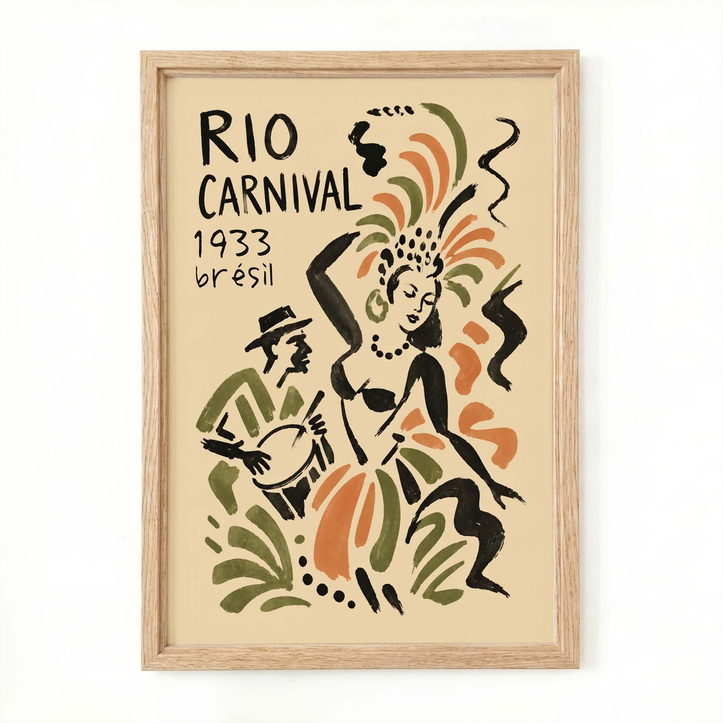Rio Carnival Living Room Art