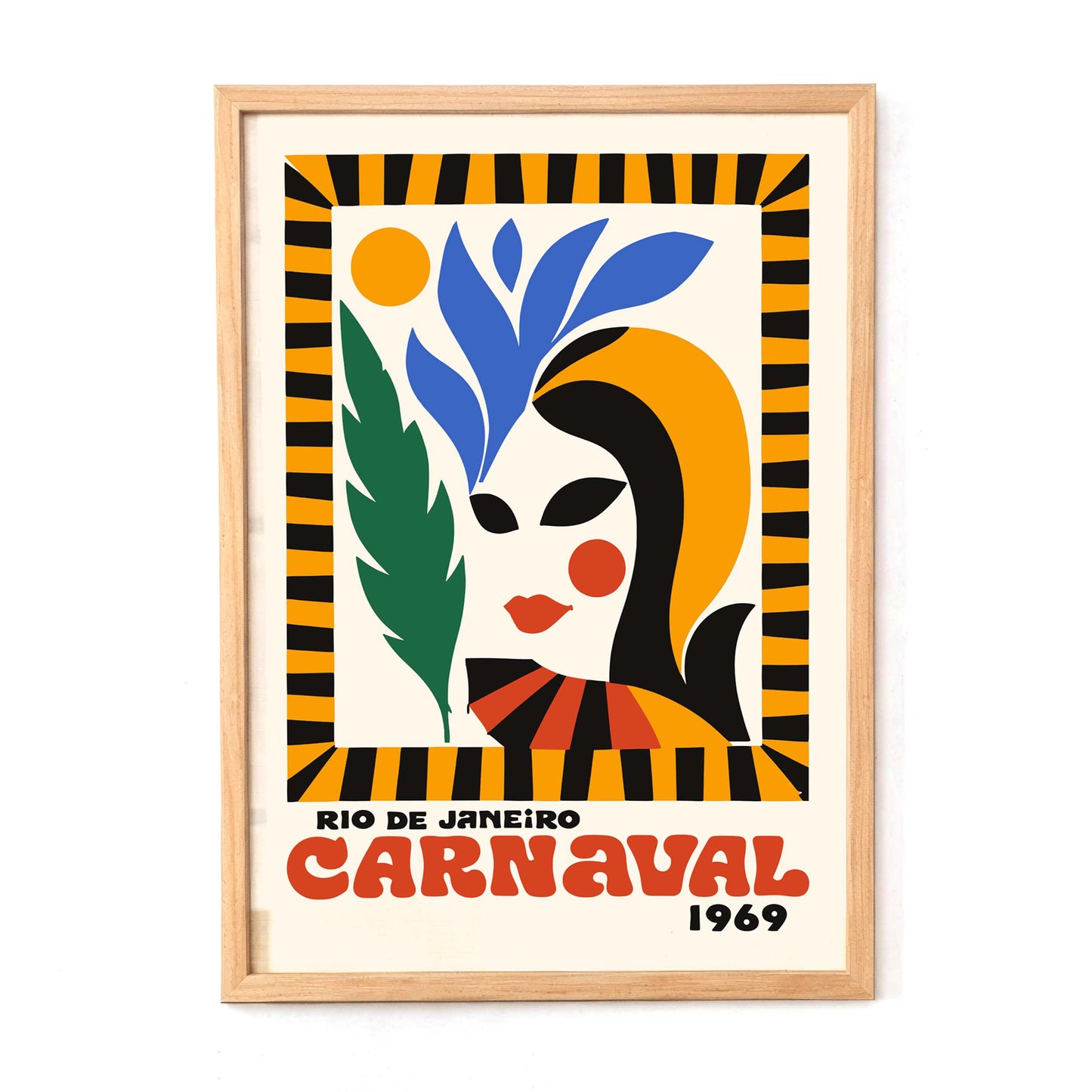 Rio Carnaval Living Room Print