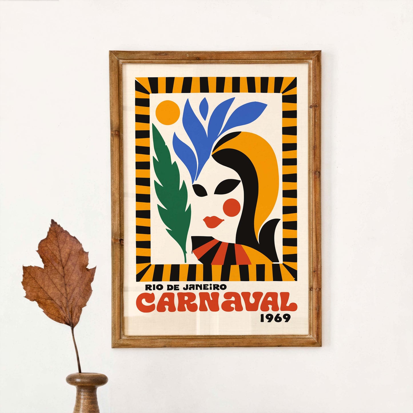 Rio Carnaval Living Room Print