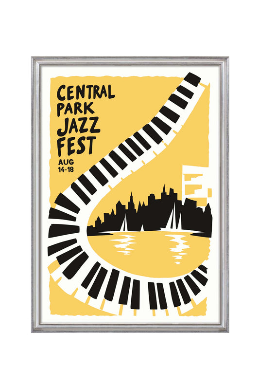 Central Park Jazz Fest Poster